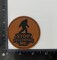 Funny Bigfoot PU Leather Patch, Laser Engraved “Stop Following Me”, 2.5 Inch Round